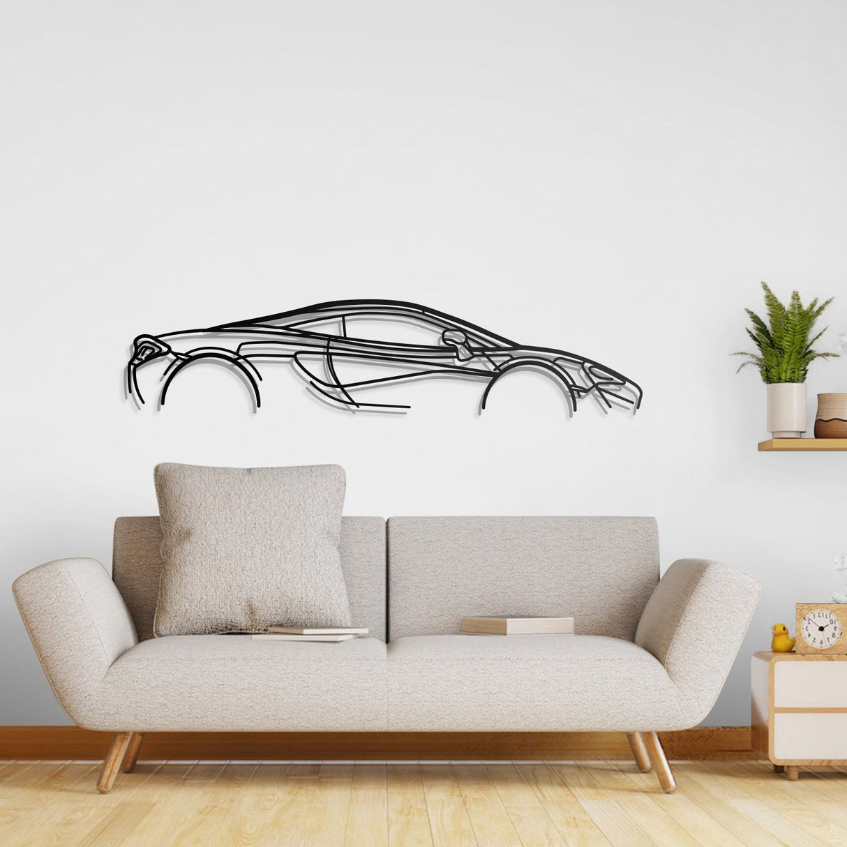 570S Classic Metal Car Wall Art - NC0838