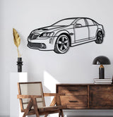 2009 G8 Perspective Metal Car Wall Art - NC1298