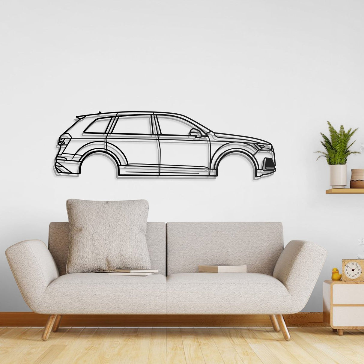 2020 SQ7 2nd Gen Metal Car Wall Art - NC0722