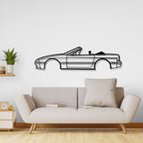 1990 RX-7 Convertible Metal Car Wall Art - NC0231