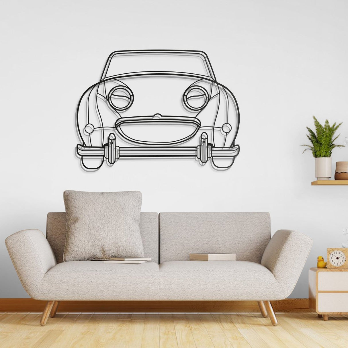 1961 Bugeye Sprite Metal Car Wall Art - NC0061