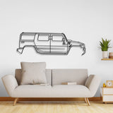 2010 H2 Metal Car Wall Art - NC0404