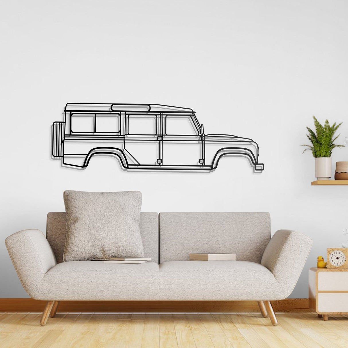 2016 Defender 110 Metal Car Wall Art - NC0561