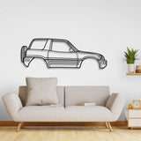 1996 RAV4 1st Gen (XA10) Metal Car Wall Art - NC0258