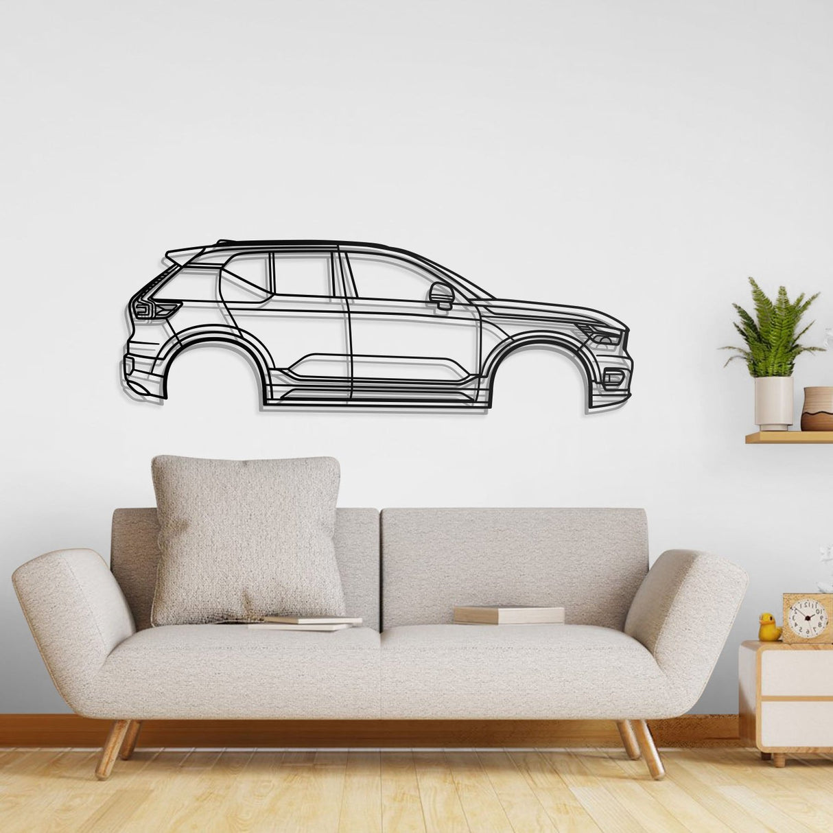 2019 XC40 1st Gen Metal Car Wall Art - NC0688