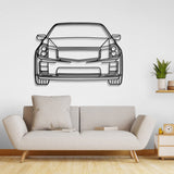 2007 CTS-V  Front View Metal Car Wall Art - NC0344