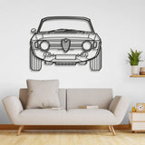 1967 Giulia Front Metal Car Wall Art - NC0092