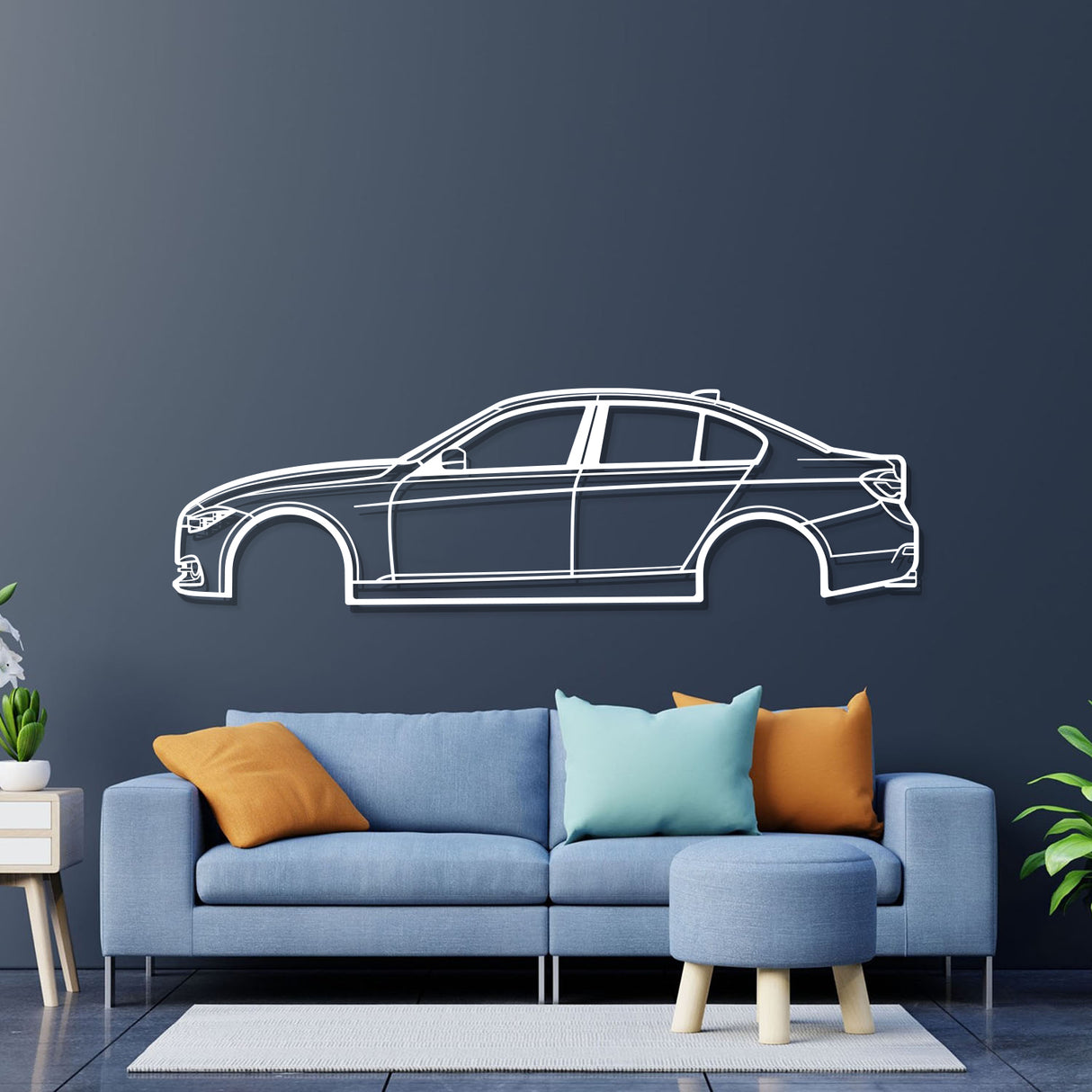 2016 3 SERIE F30 Metal Car Wall Art - NC0551