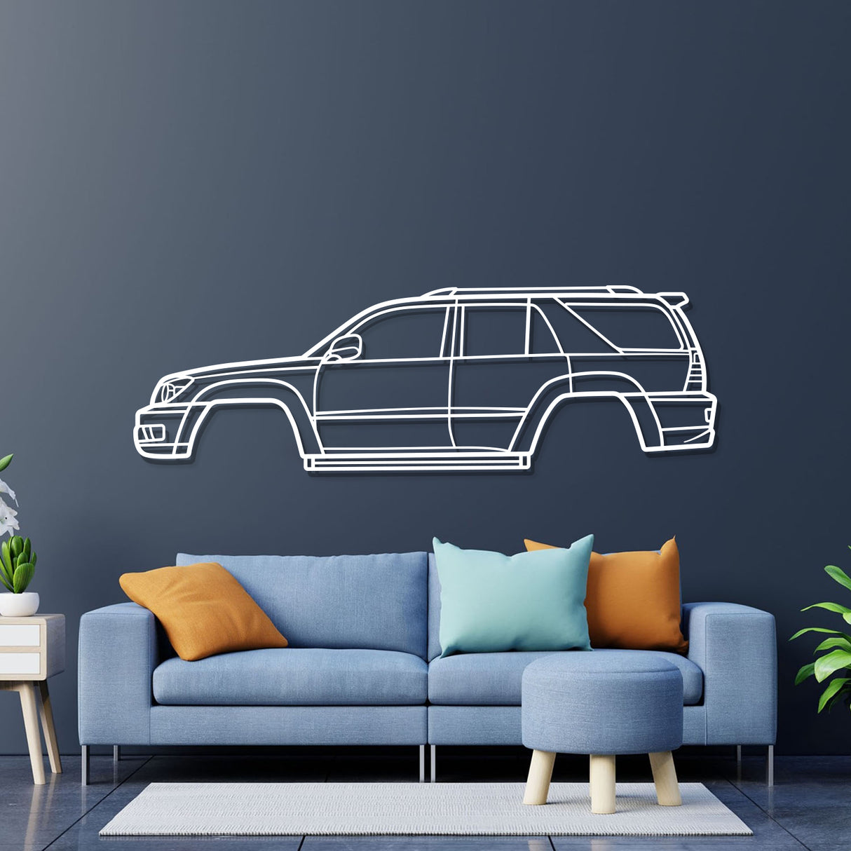 2003 4Runner 4th Gen (N210) Metal Car Wall Art - NC0304