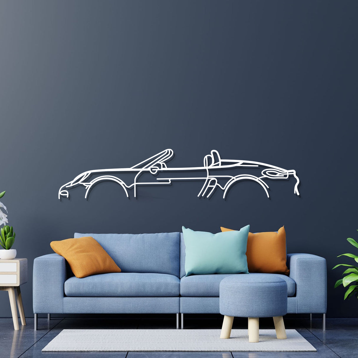 981 Classic Metal Car Wall Art - NC0883