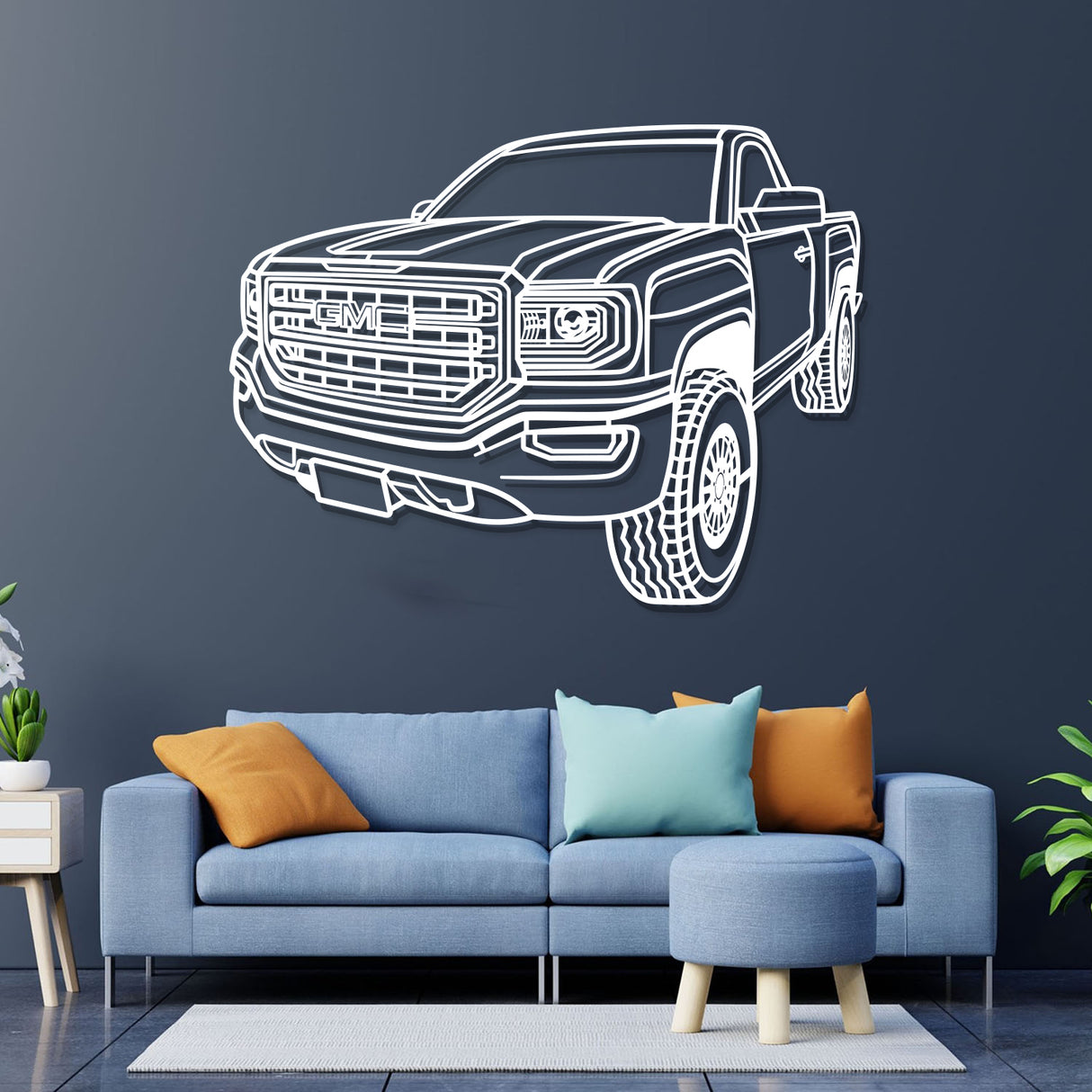 2016 Sierra Perspective Metal Car Wall Art - NC0446