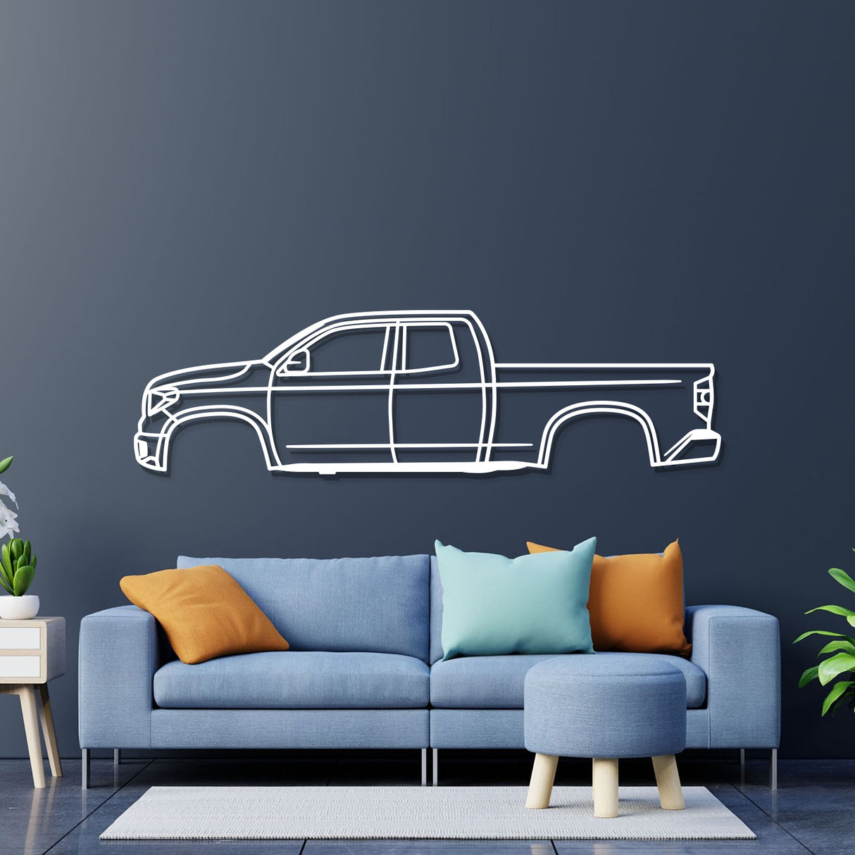 2019 Tundra 2nd Gen Metal Car Wall Art - NC0682