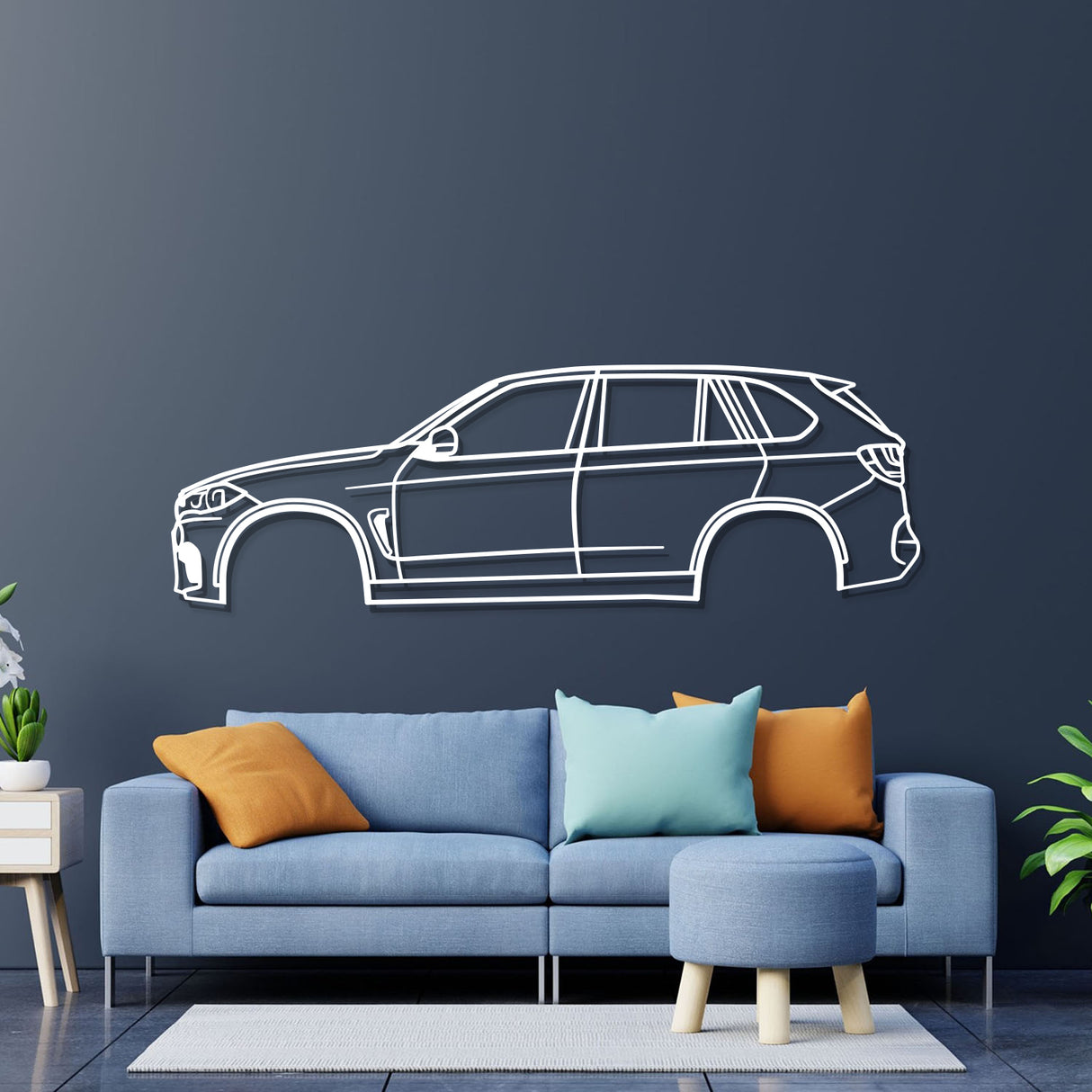 2015 X5 M F85 3rd Gen Metal Car Wall Art - NC0546