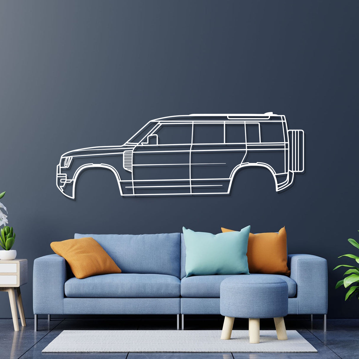 2020 Defender 110X Metal Car Wall Art - NC0700