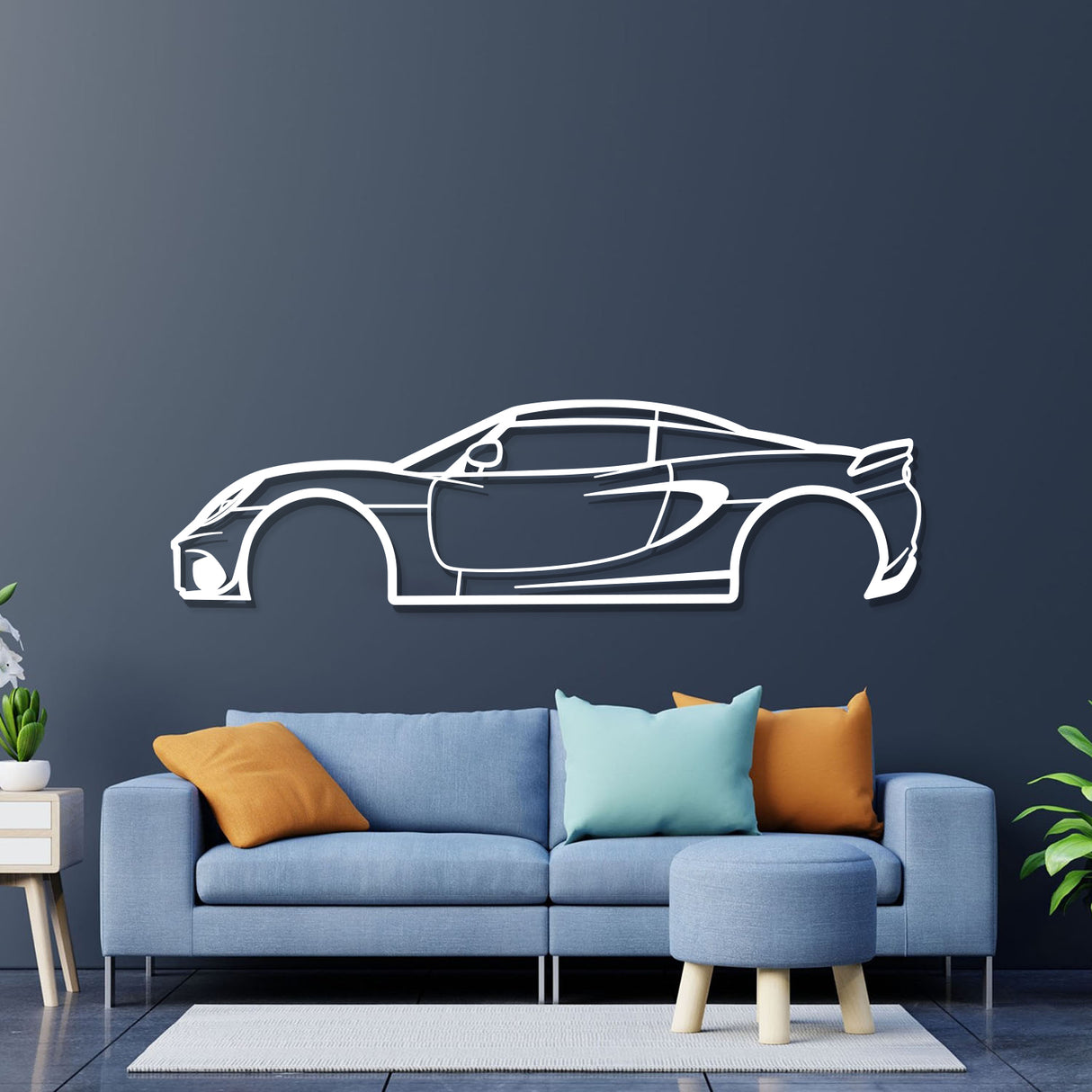 2019 Lotus Ellise 220 Metal Car Wall Art - NC0666