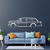 1955 Nomad Metal Car Wall Art - NC0038