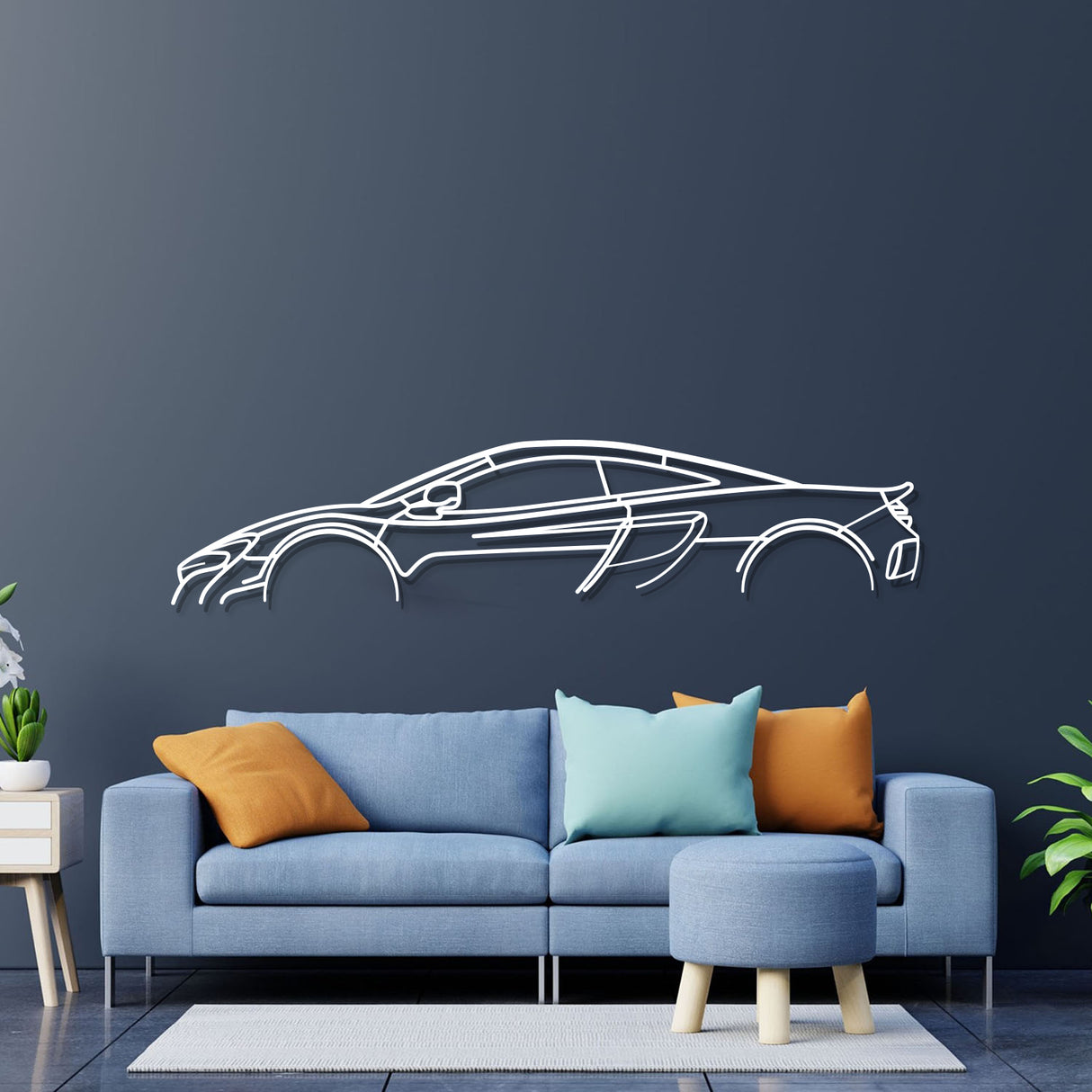 675LT Classic Metal Car Wall Art - NC0839