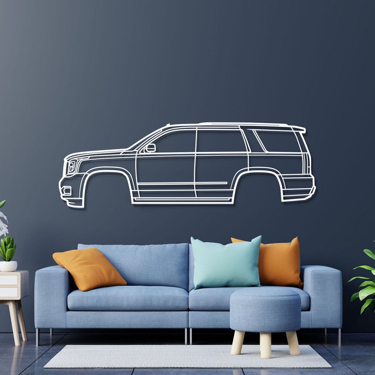 2015 Yukon 4th Gen Metal Car Wall Art - NC0549