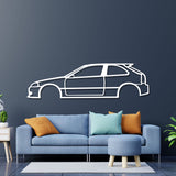 Civic EK Metal Car Wall Art - NC0901