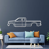 1998 F-250 Super Duty 1st Gen Metal Car Wall Art - NC0265