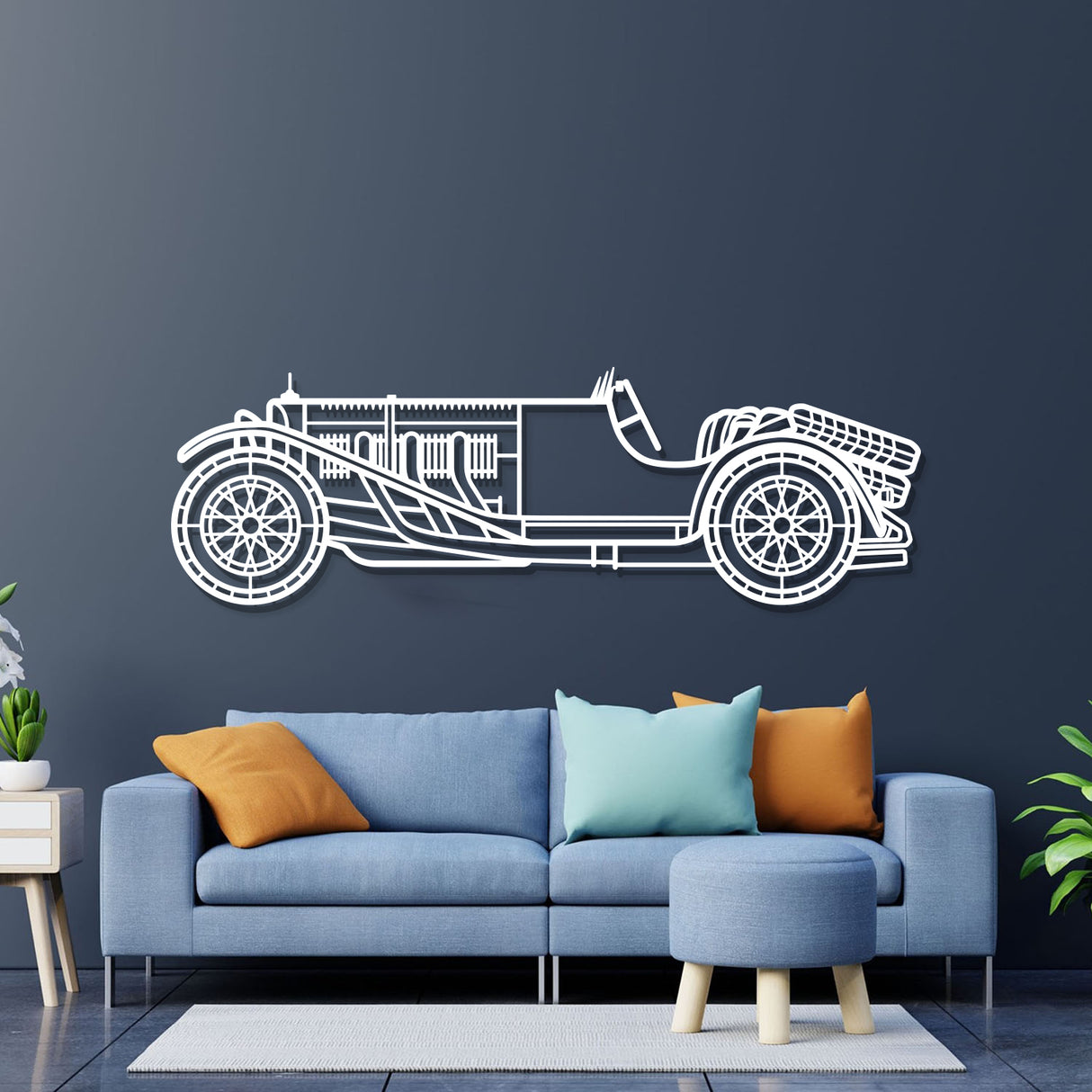 1929 SSK Metal Car Wall Art - NC0013