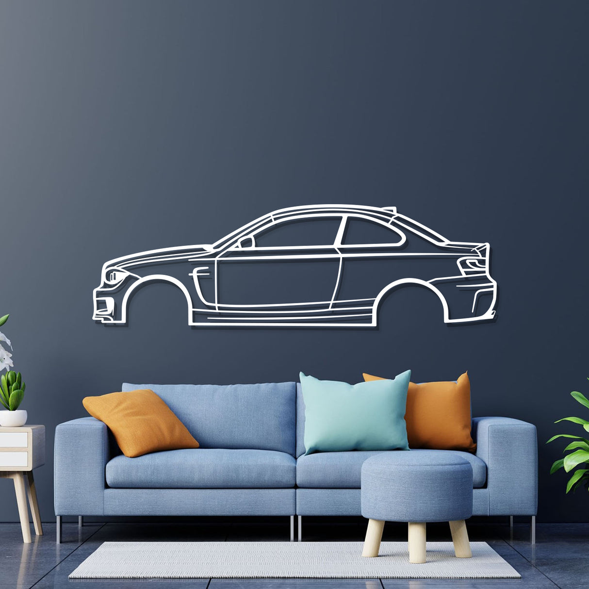 2011 E82 Metal Car Wall Art - NC0418