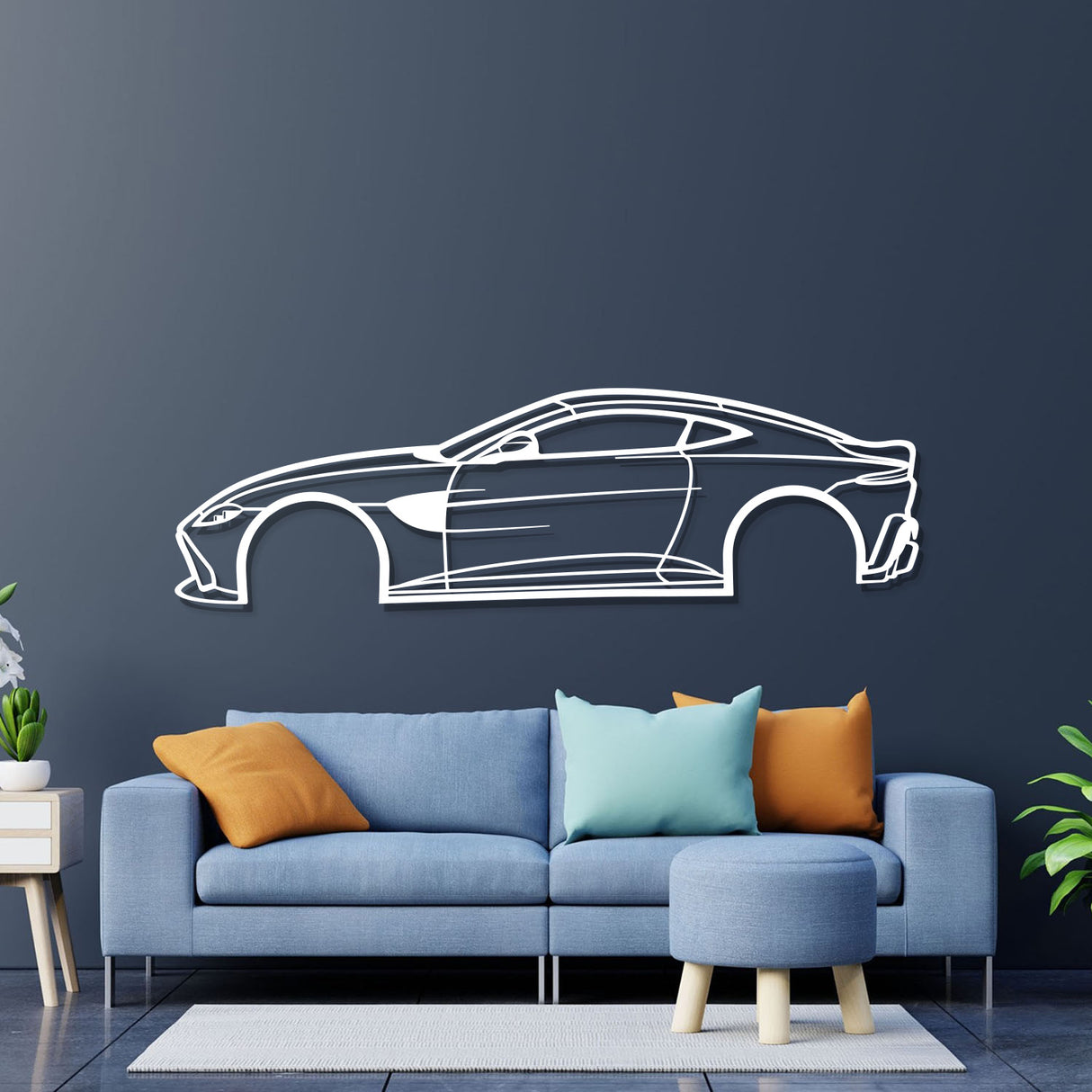 2022 Vantage Metal Car Wall Art - NC0819