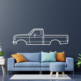 1987 F-150 8th Gen Metal Car Wall Art - NC0213