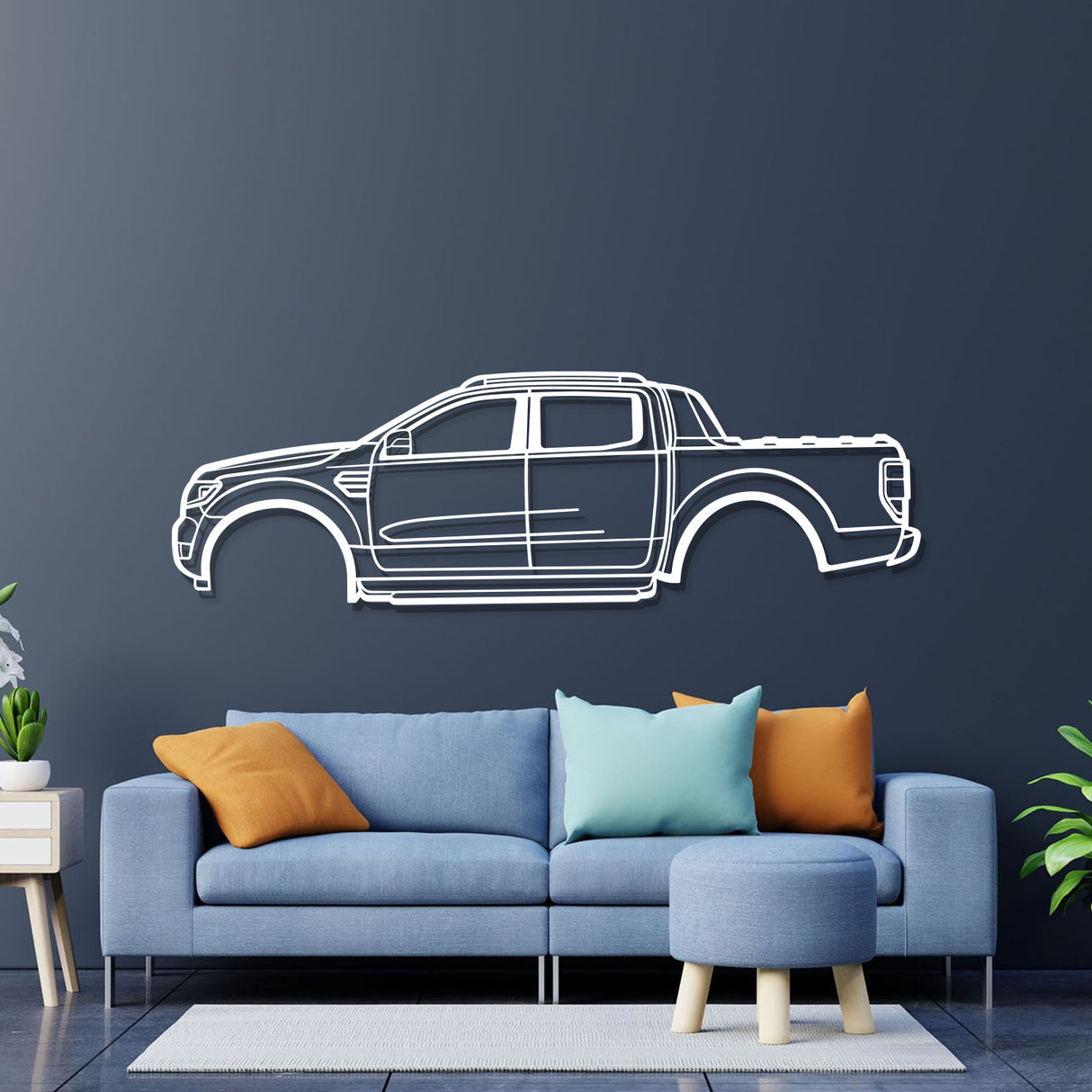 2018 Ranger Wildtrack Metal Car Wall Art - NC0629