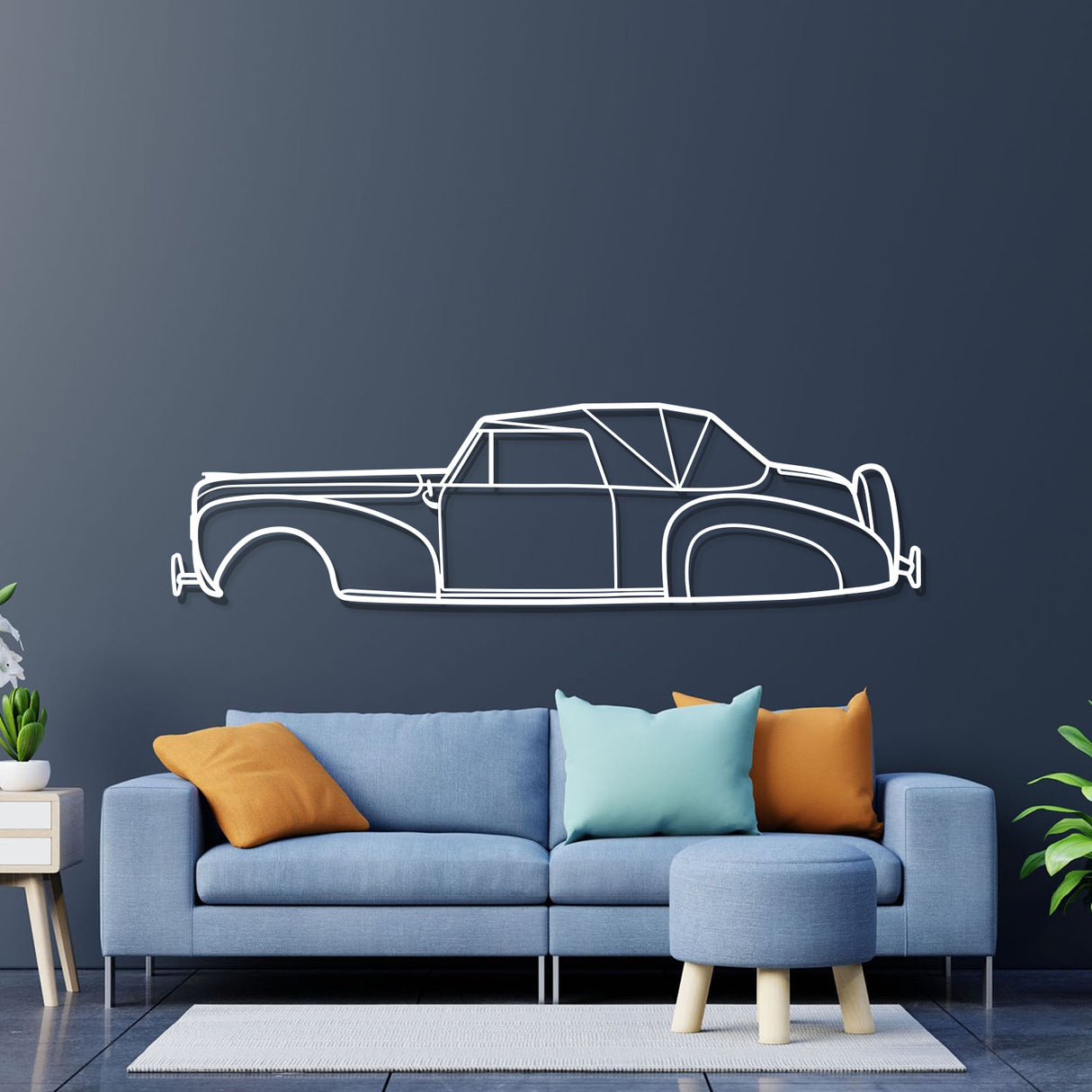 1939 Continental Metal Car Wall Art - NC0022