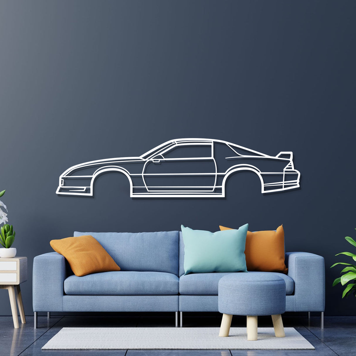 1991 Camaro Z28 Metal Car Wall Art - NC0234