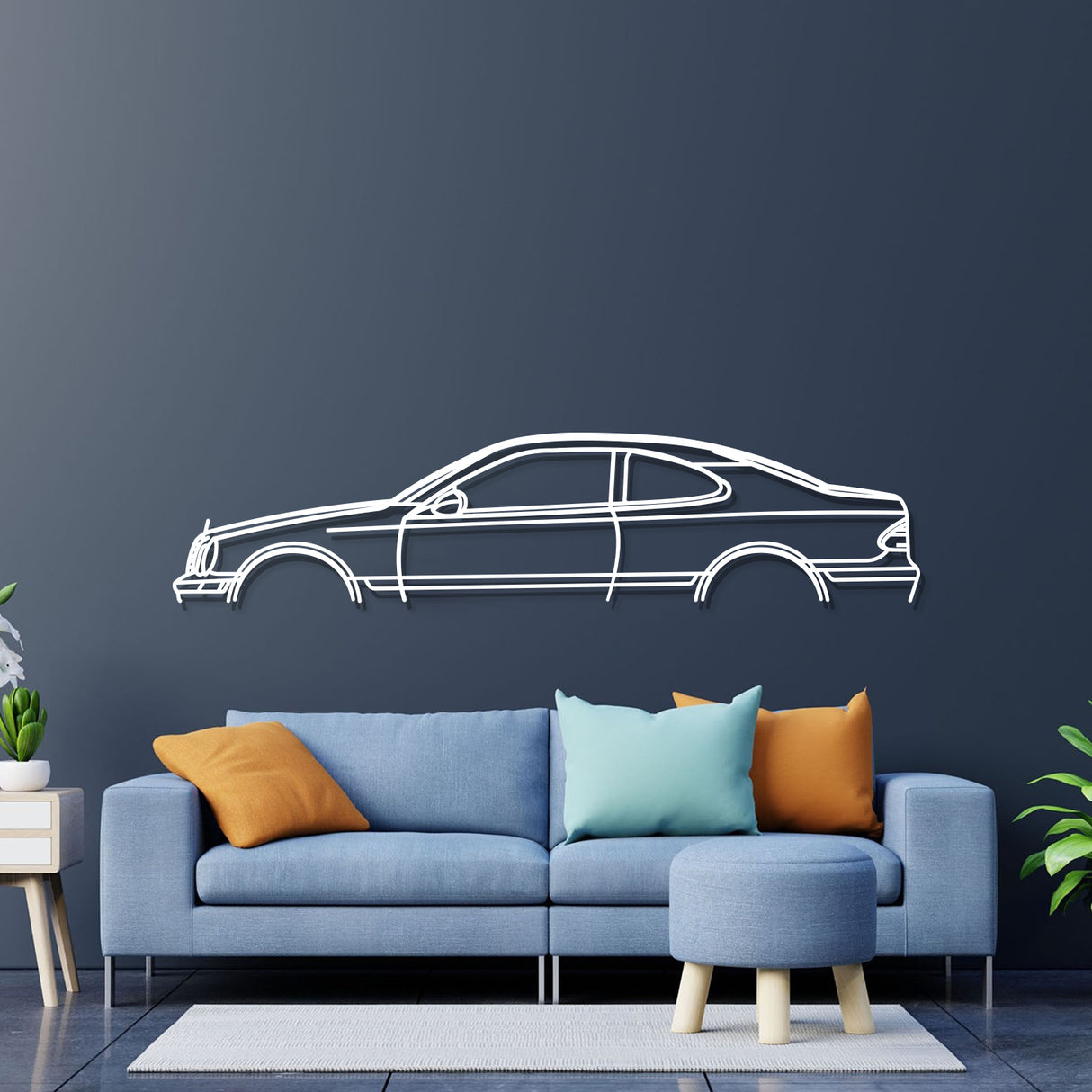 1999 CLK 430 Classic Metal Car Wall Art - NC0273