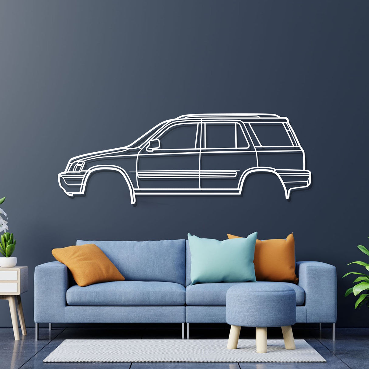 1997 CR-V 1st Gen Metal Car Wall Art - NC0261