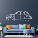 1966 2CV Metal Car Wall Art - NC0080