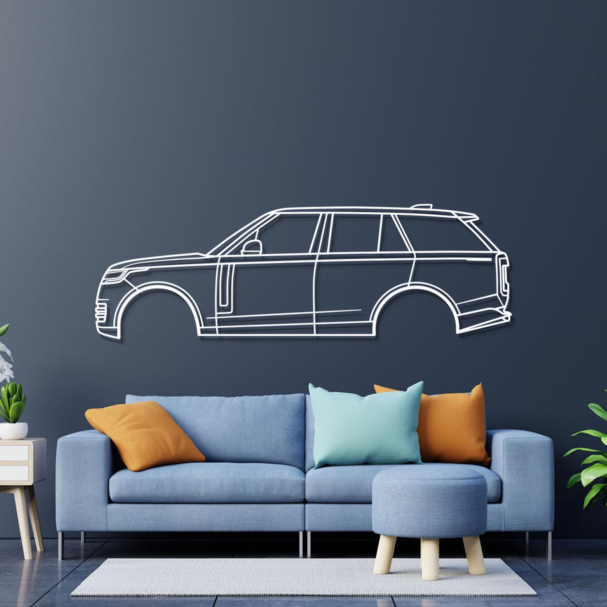 2022 New Range Rover Metal Car Wall Art - NC0800