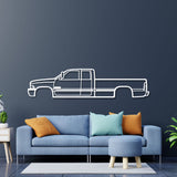 1999 Ram 2500 Metal Car Wall Art - NC0276