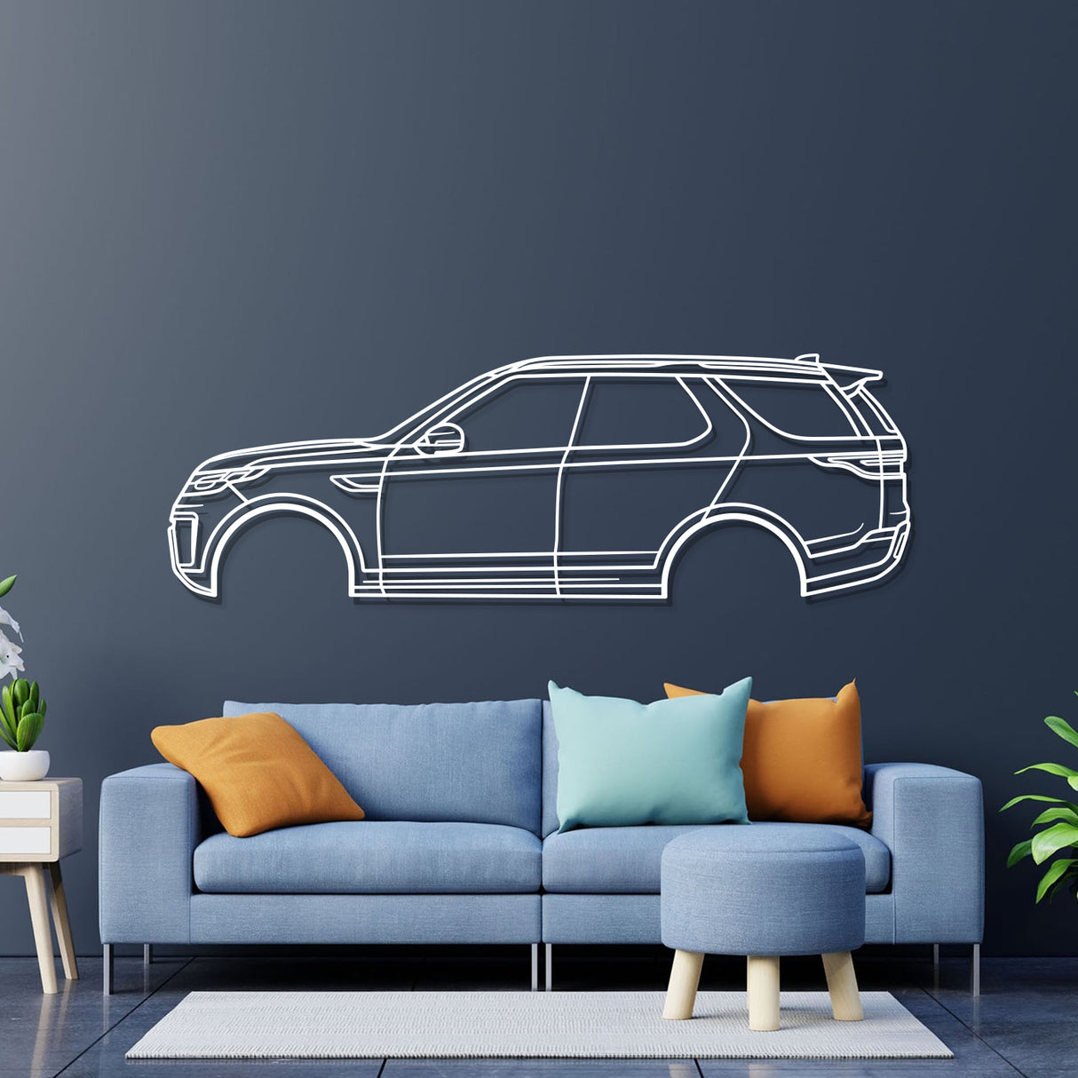 2017 Dİscovery L462 (3rd Gen) Metal Car Wall Art - NC0589