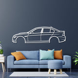 2008 E90 M3 Metal Car Wall Art - NC0363