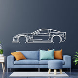 Corvette C6 ZR1 Metal Car Wall Art - NC0919