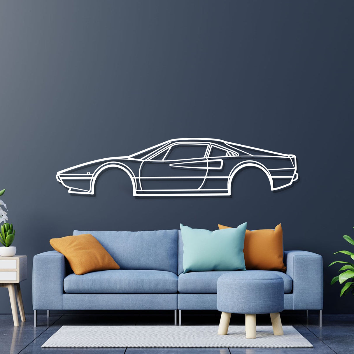 1975 308 Metal Car Wall Art - NC0163