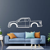 2010 F-150 SVT Raptor 1st Gen Metal Car Wall Art - NC0401