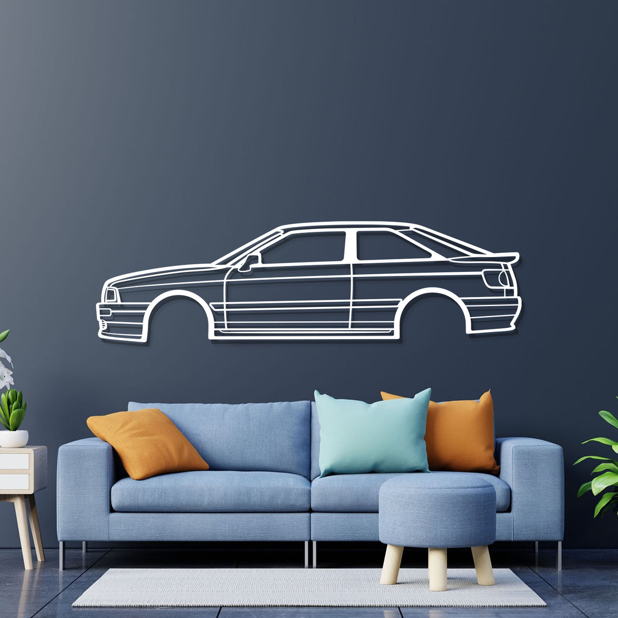 90 TYP 89 Metal Car Wall Art - NC0843