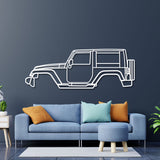 2007 Wrangler JK (3rd Gen) Metal Car Wall Art - NC0354