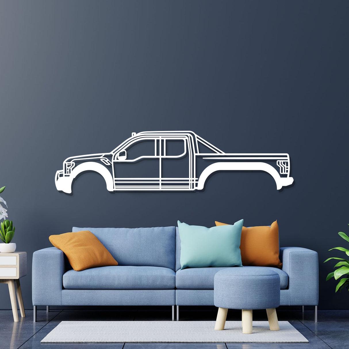 2019 VelociRaptor 6x6 Metal Car Wall Art - NC0684