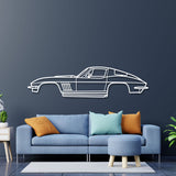 1967 Corvette Stingray 427 Metal Car Wall Art - NC0095