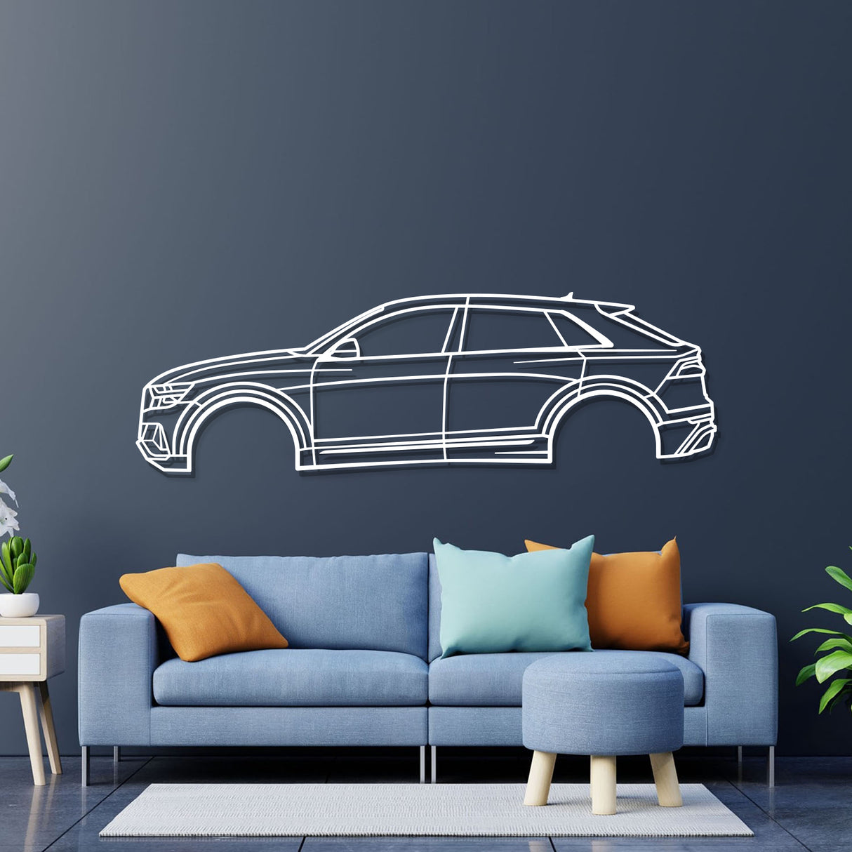 2020 SQ8 1st Gen Metal Car Wall Art - NC0723