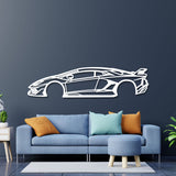 2018 Aventador SVJ Metal Car Wall Art - NC0613