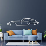 1961 E-Type Metal Car Wall Art - NC0063