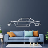 1971 Skyline 2000GT-R Metal Car Wall Art - NC0143