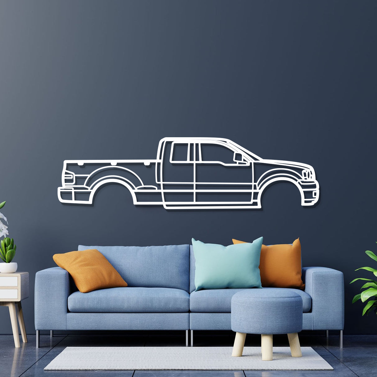 2004 F-150 11th Gen Metal Car Wall Art - NC0314